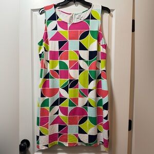 Crown & Ivy Colorful Geometric Mini Dress